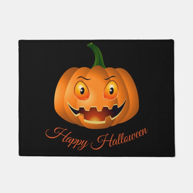 Halloween Pumpkin Doormat Deurmat (Voorkant)