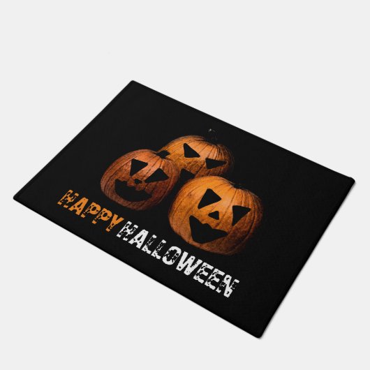 Halloween Pumpkin Doormat Deurmat (Schuin)