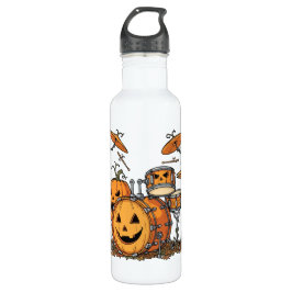 Halloween Pumpkin Drum Set Waterfles