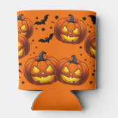 Halloween Pumpkin en Bats Blikjeskoeler (Achterkant)