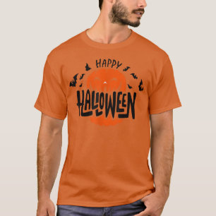 Halloween Pumpkin en Bats, Jack O Lantern Trick O T-shirt