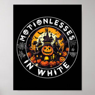 Halloween Pumpkin eng Funny Motionlesses in Whit Poster