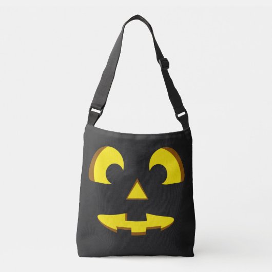 Halloween Pumpkin Face Canvas tas (Voorkant)
