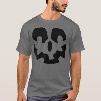 Halloween Pumpkin Face Jack o'lantern Lazy Costum T-shirt
