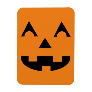Halloween Pumpkin Face Magneet