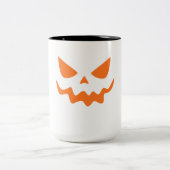Halloween Pumpkin Face Mug – Cute & Festive Orange (Centre)