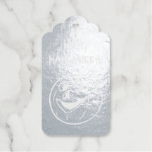 Halloween Pumpkin Folie Gift Labels