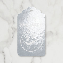 Halloween Pumpkin Folie Gift Labels