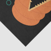 Halloween Pumpkin Funny Ghosts Boys Kinder Tissuepapier (Detail)