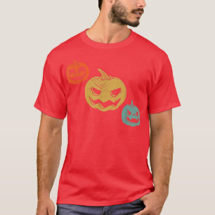 Halloween Pumpkin Funny Retro Gift2908 T-shirt