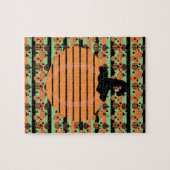 Halloween Pumpkin Geometrical Patroon Legpuzzel (Horizontaal)