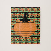 Halloween Pumpkin Geometrical Patroon Legpuzzel (Verticaal)