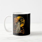 Halloween Pumpkin Ghost Autumn Koffiemok (Links)