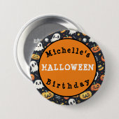  Halloween Pumpkin & Ghost Button (Voorkant /achterkant)