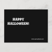 HALLOWEEN PUMPKIN-HOOFDEN BRIEFKAART (Achterkant)