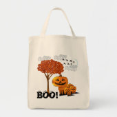 Halloween Pumpkin-hoofden - Tote Bag (Voorkant)
