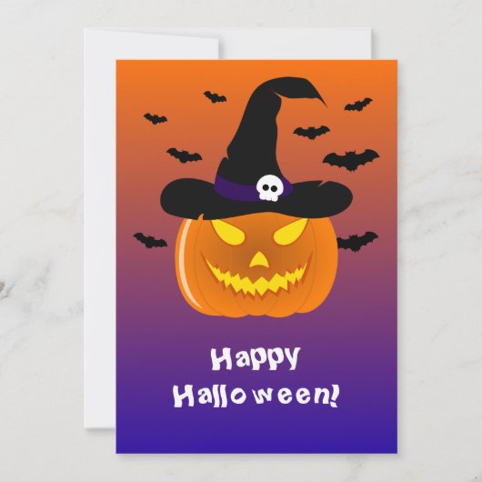 Halloween Pumpkin Jack o' Lantern Witch Pet (Voorkant)
