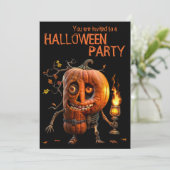 Halloween Pumpkin Kaart (Staand voorkant)