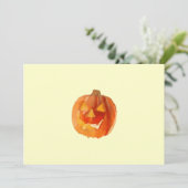 Halloween Pumpkin Kaart (Staand voorkant)