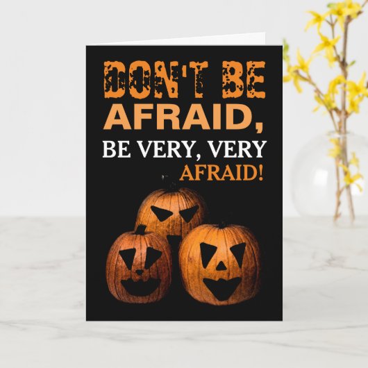 Halloween Pumpkin-kaart Kaart (Gele Bloem)