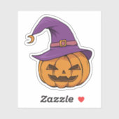 Halloween Pumpkin Karakter Sticker (Vel)