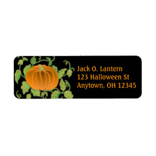 Halloween Pumpkin-label Etiket