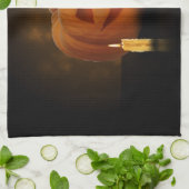 Halloween Pumpkin Lantern met kaarsen Theedoek (Gevouwen)