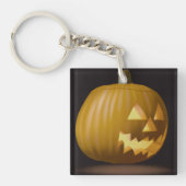Halloween Pumpkin Lantern Sleutelhanger (Voorkant)