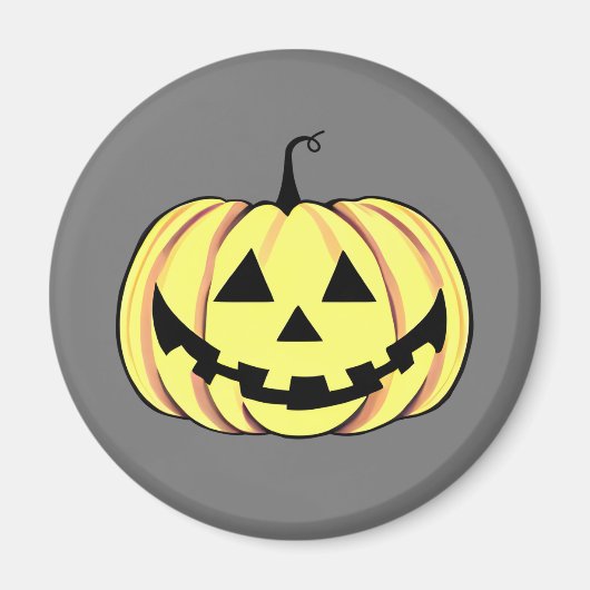 Halloween Pumpkin Magnet Magneet (Voorkant)