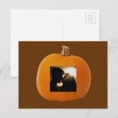 Halloween Pumpkin met foto van Briefkaart van Paar (Voorkant / Achterkant)