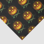 Halloween Pumpkin met wijnstokken Tissuepapier (Detail)