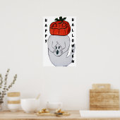 HALLOWEEN PUMPKIN MISCHIEF POSTER (Keuken)