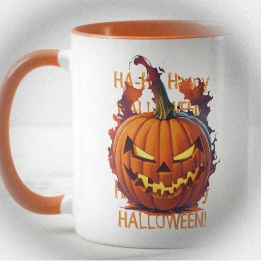 Halloween Pumpkin Mok