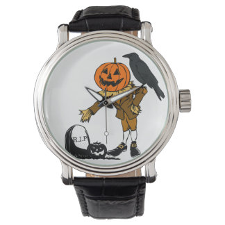 Halloween Pumpkin Monster Horloge
