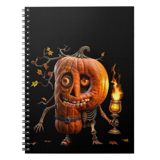Halloween Pumpkin Notitieboek (Voorkant)