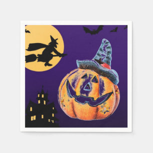 Halloween Pumpkin Paper Napkin Servetten