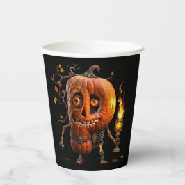 Halloween Pumpkin Papieren Bekers