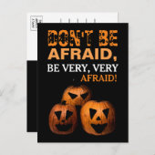 Halloween Pumpkin Party Invitation Briefkaart (Voorkant / Achterkant)