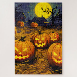 Halloween Pumpkin Patch Legpuzzel