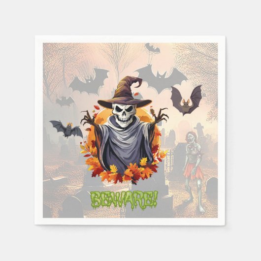 Halloween Pumpkin Patch Servet (Voorkant)