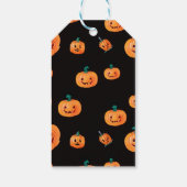 Halloween Pumpkin Pattern Cadeaulabel (Achterkant)