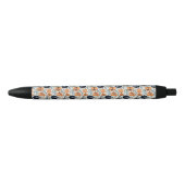 Halloween Pumpkin Pattern Zwarte Inkt Pen (Voorkant)