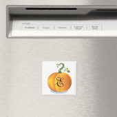 Halloween Pumpkin Personaliseerbare Magneet (Insitu (Vaatwasser))
