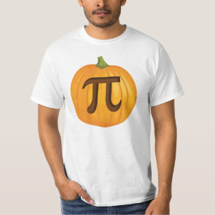 Halloween Pumpkin Pie Pi T-shirt