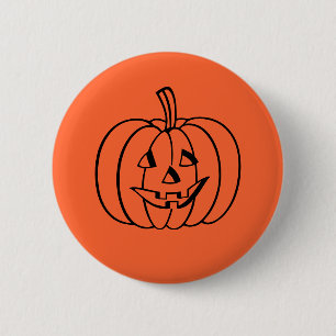 Halloween Pumpkin Pin Ronde Button 5,7 Cm