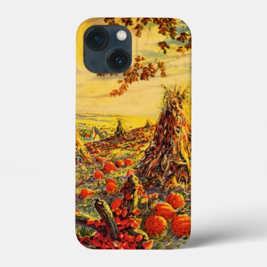  Halloween Pumpkin-pleister met Haystacks Case-Mate iPhone Case (Achterkant)