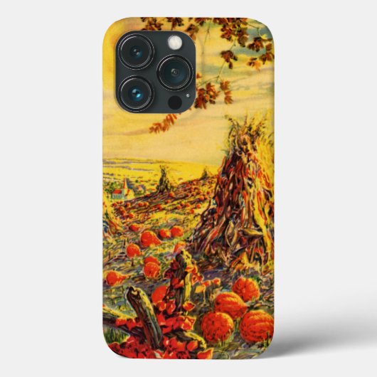  Halloween Pumpkin-pleister met Haystacks Case-Mate iPhone Case (Achterkant)