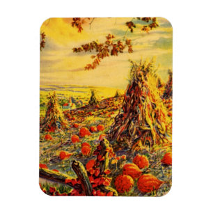 Halloween Pumpkin-pleister met Haystacks Magneet