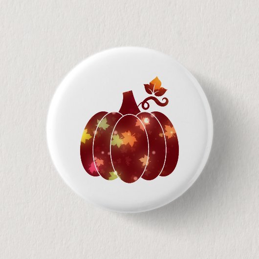 Halloween Pumpkin Ronde Button 3,2 Cm (Voorkant)