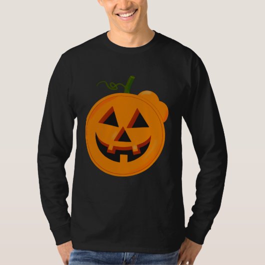Halloween Pumpkin Scary  Halloween T-shirt (Voorkant)